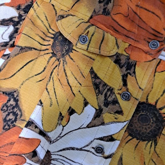 Chico’s Sunflower Jean Style Jacket - Picture 3 of 5